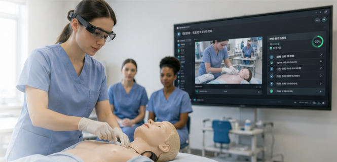 Nursing Skills Training — illustration